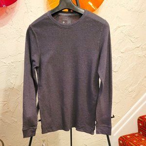 Perry Ellis Portfolio Gray Henley